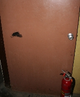 Install furnace room door vent and lockset (1,720 KB)
